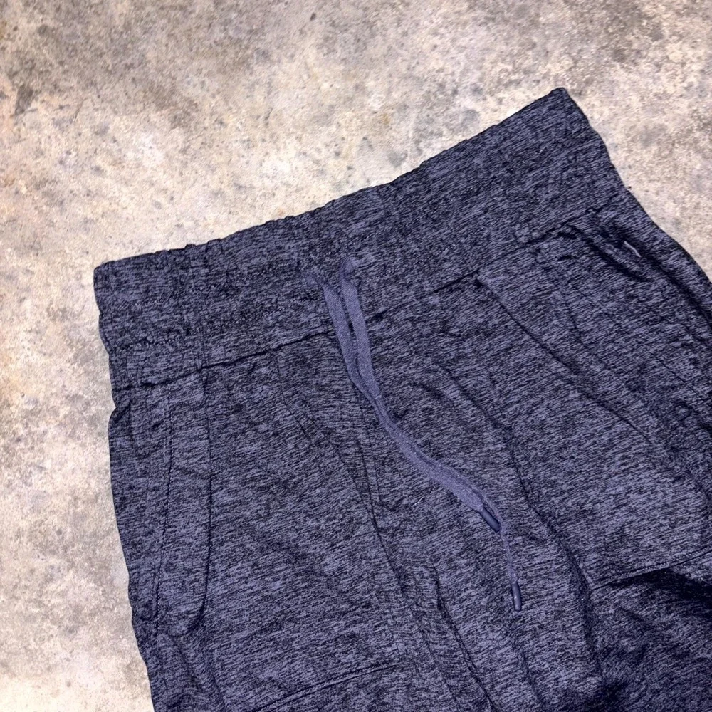 Mondetta Jogger Pants Womens Medium Charcoal Heather Stretch Tapered Leg Gym - Picture 1 of 8